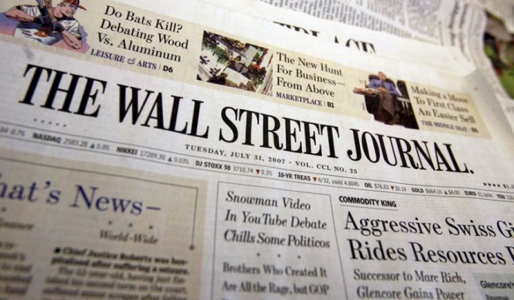 The Wall Street Journal Is Spreading The News............