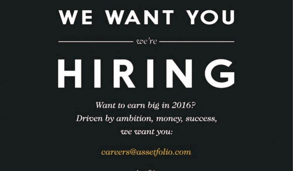 Asset Folio Hiring