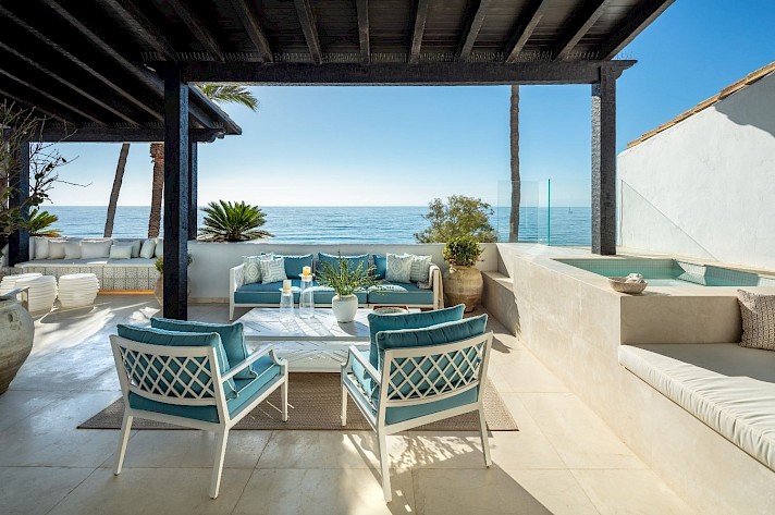 Puente Romano Beachfront  Stunning Duplex Apartment