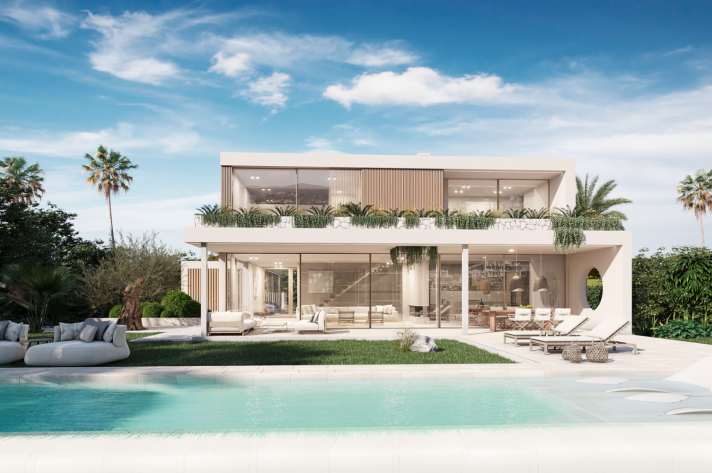 Unique  New Villa Close to Golf Courses in  Benahavis