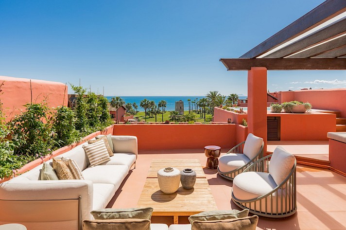 Elegant Andalucian-Style Duplex Penthouse in Torre Bermeja